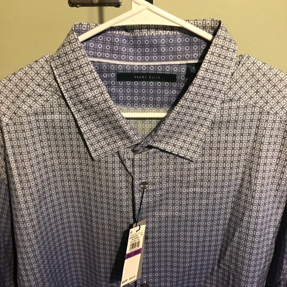 Men’s big and tall long sleeve shirt